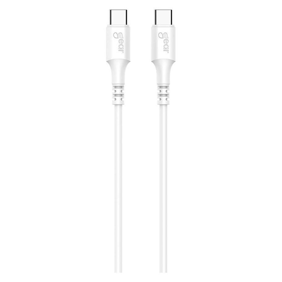 Gear GEAR-Kabel USB-C auf USB-C 2.0 0,5 m Kabel weiss (0.50 m, USB 2.0, 60 W) (665141)