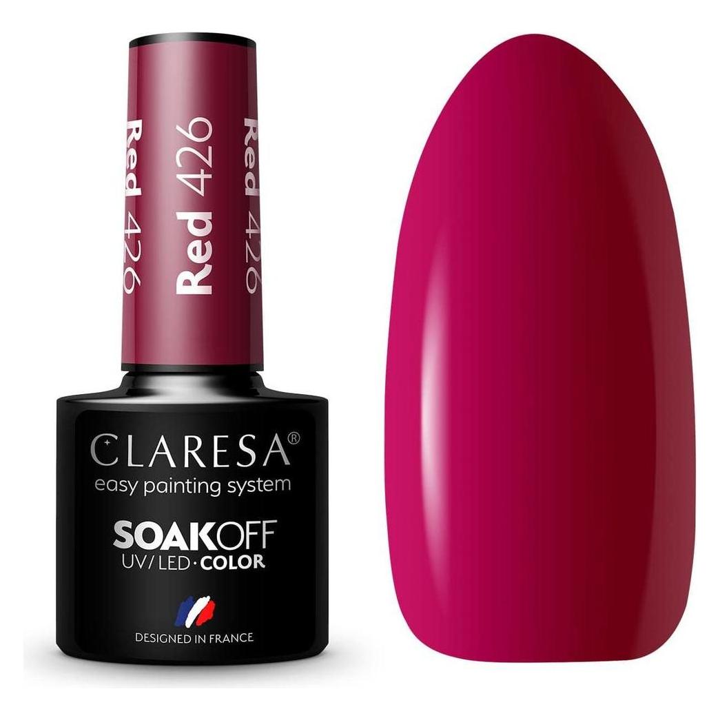 Claresa Soak Off UV/LED Red hybrid polish 426 5g (426, UV-Gel Lack) (33082105)