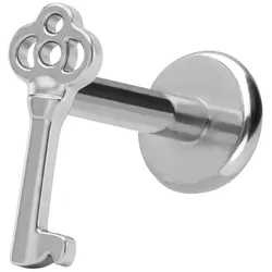 Titan Labret mit Push Fit SCHLÜSSEL