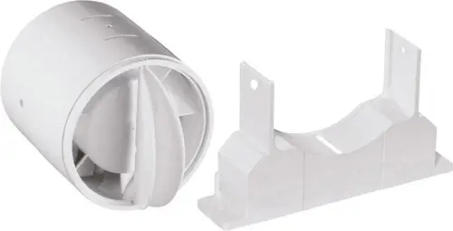 Wallair N40819 Passend für Rohr-Durchmesser: 10cm Weiß
