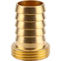 Messing-Schlauchverschraubung G 3/4"-AG, Schlauchstück 1-teilig, für 3/4"-Schläuche