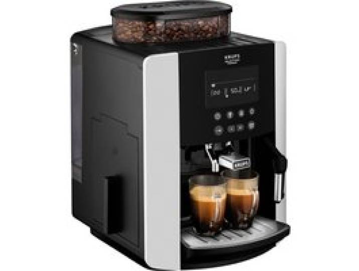 KRUPS Machine à café à grain automatique « Arabica Display Quattro Force EA8178 » avec buse vapeur