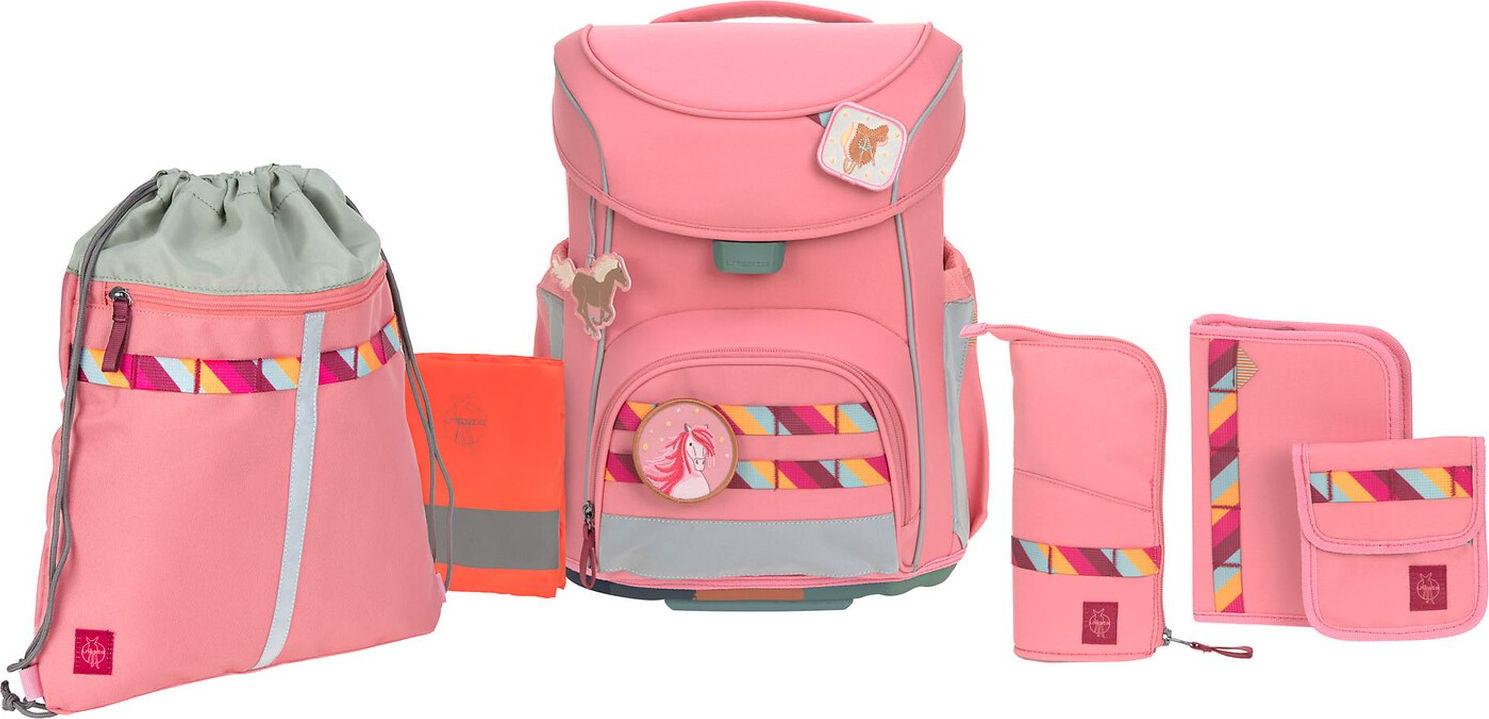 Lässig Schulranzen Set 7-teilig, Slim Unique pink