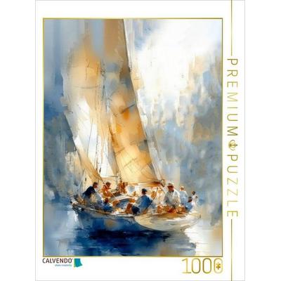 CALVENDO Puzzle Leinen los, ein neuer Segeltörn beginnt | 1000 Teile Lege-Größe 64x48cm Foto-Puzzle für glückliche Stunden, Sonstige von , Calvendo