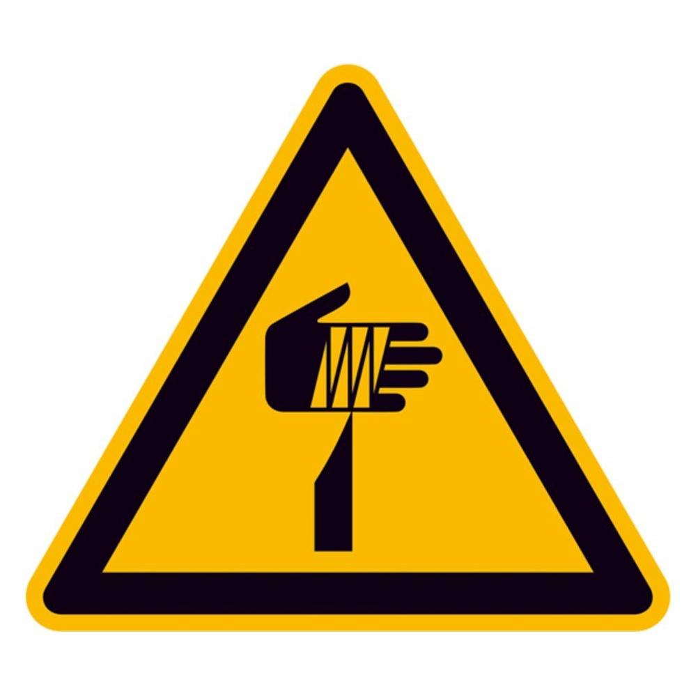 Wolk Warnschild Warnung vor spitzem Gegenstand Folie selbstklebend 100 mm (21.A8200)