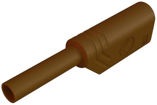 Hirschmann Test & Measurement MST S WS 30 Au Laborstecker Stecker, gerade Stift-Ø: 2mm Braun