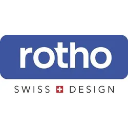 Wertstoffsammler TWIST 50l H602xB298xT401mm schwarz Deckelrand blau ROTHO