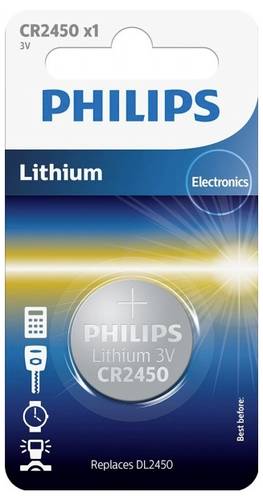 Philips Knopfzelle CR2450 3V 1 St. Lithium Minicells
