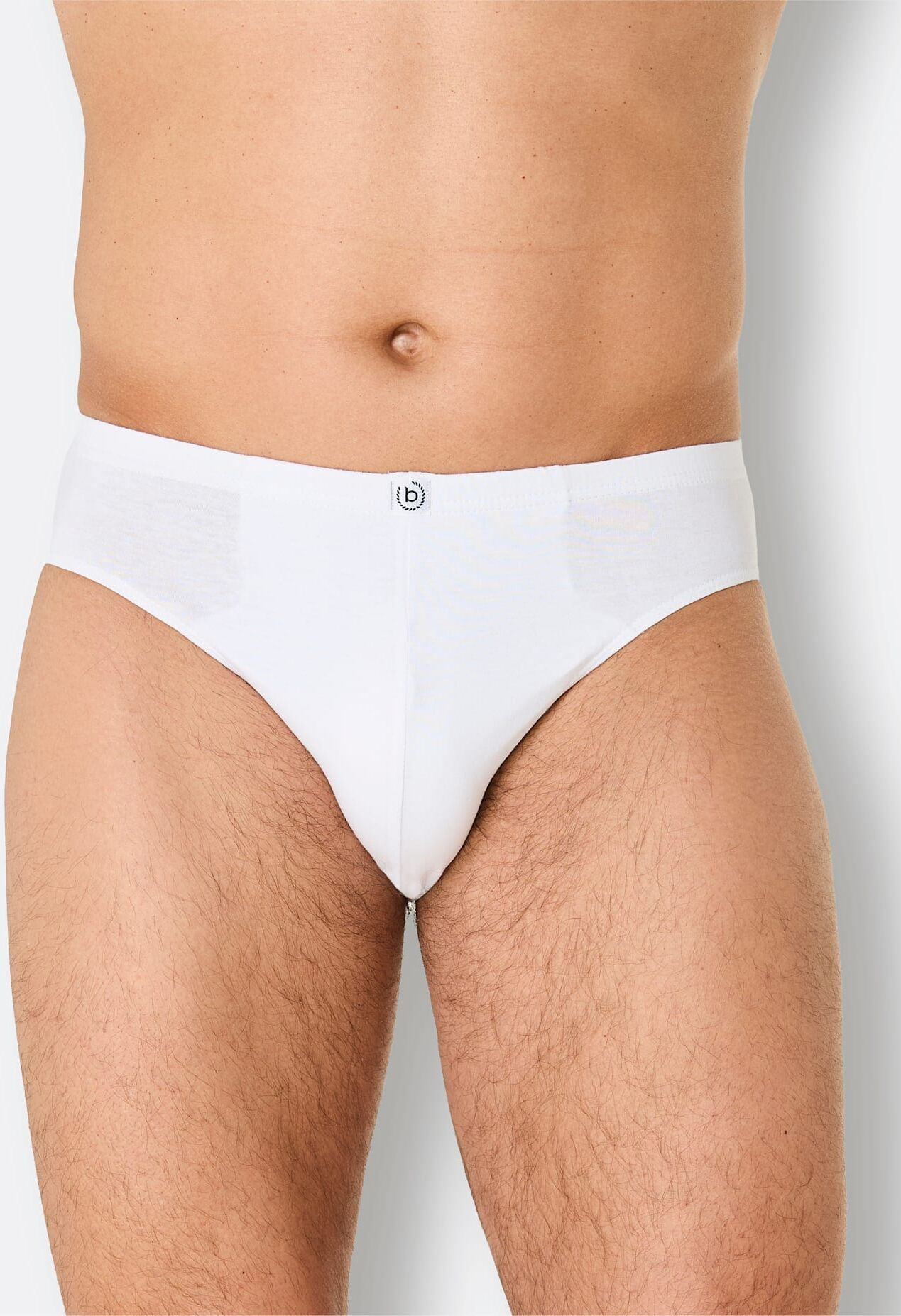 Slip, Herren, Gr. 7, 5 Stk., weiss (weiß), 100% Baumwolle, Unterhosen Slip weiß 7, 5 Stk.