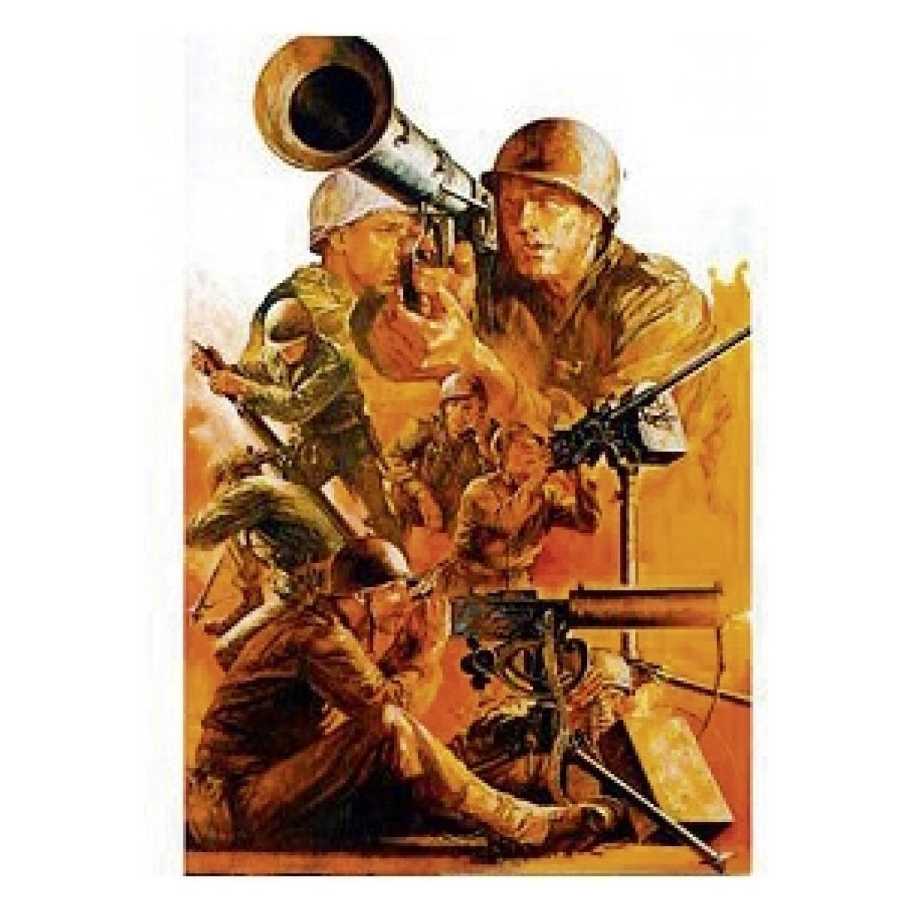 Tamiya 1:35 Fig.-Set US MG/Mörser Trupp(8) (300035086)