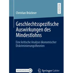 Geschlechtsspezifische Auswirkungen des Mindestlohns, Fachbücher von Christian Brückner