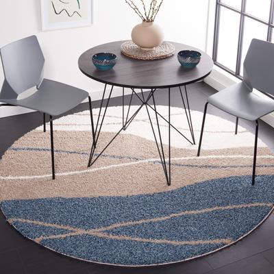 SAFAVIEH Calico Shag Chang Abstract 1.5-inch Thick Rug