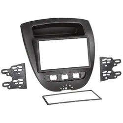 ACV, Autoradio Installation, Radio-Einbaurahmen Citroën,Peugeot,Toyota 2 DIN schwarz
