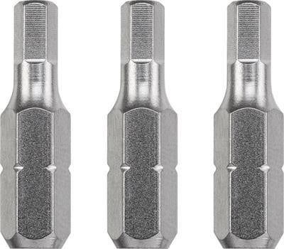 KWB Schroefbit set 25 mm hex 2.5 mm 3 stuks