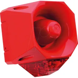 ASSB230120RRL - Asserta Maxi AV, rot, rote Linse, 120 dB, 230V AC