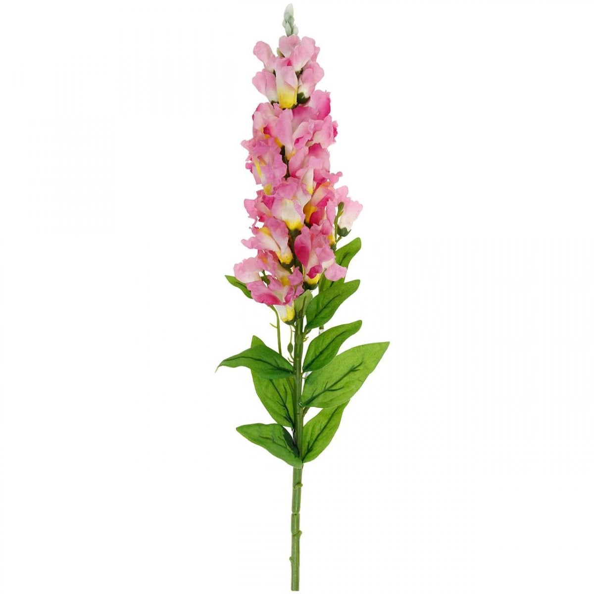 Viana Kunstmatige Leeuwenbek Zijden Bloem Roze Geel L 92 cm