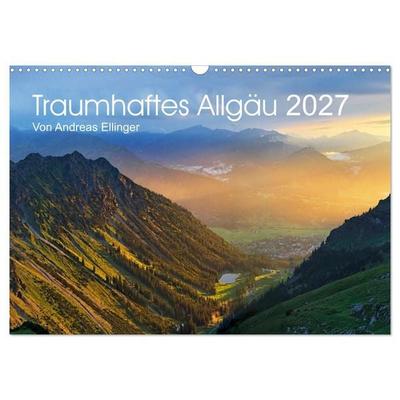 Traumhaftes Allgäu (Wandkalender 2027 DIN A3 quer), CALVENDO Monatskalender