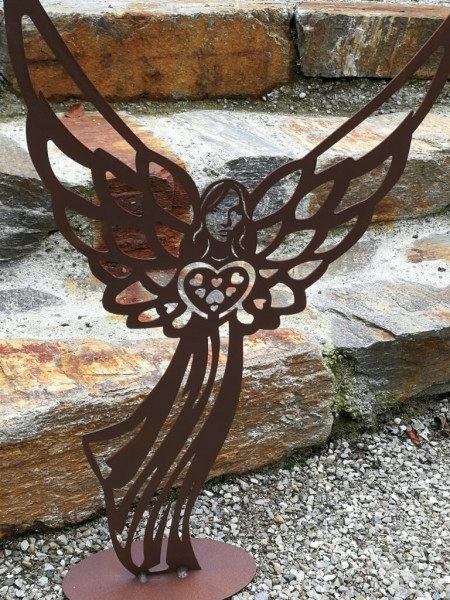 Ferrum Art Design Edelrost Engel Infinity