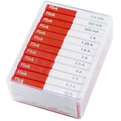 ESKA, Sicherung, 632.800 632800 Feinsicherung-Sortiment (Ø x L) 6.3 mm x 32 mm Flink -F- I