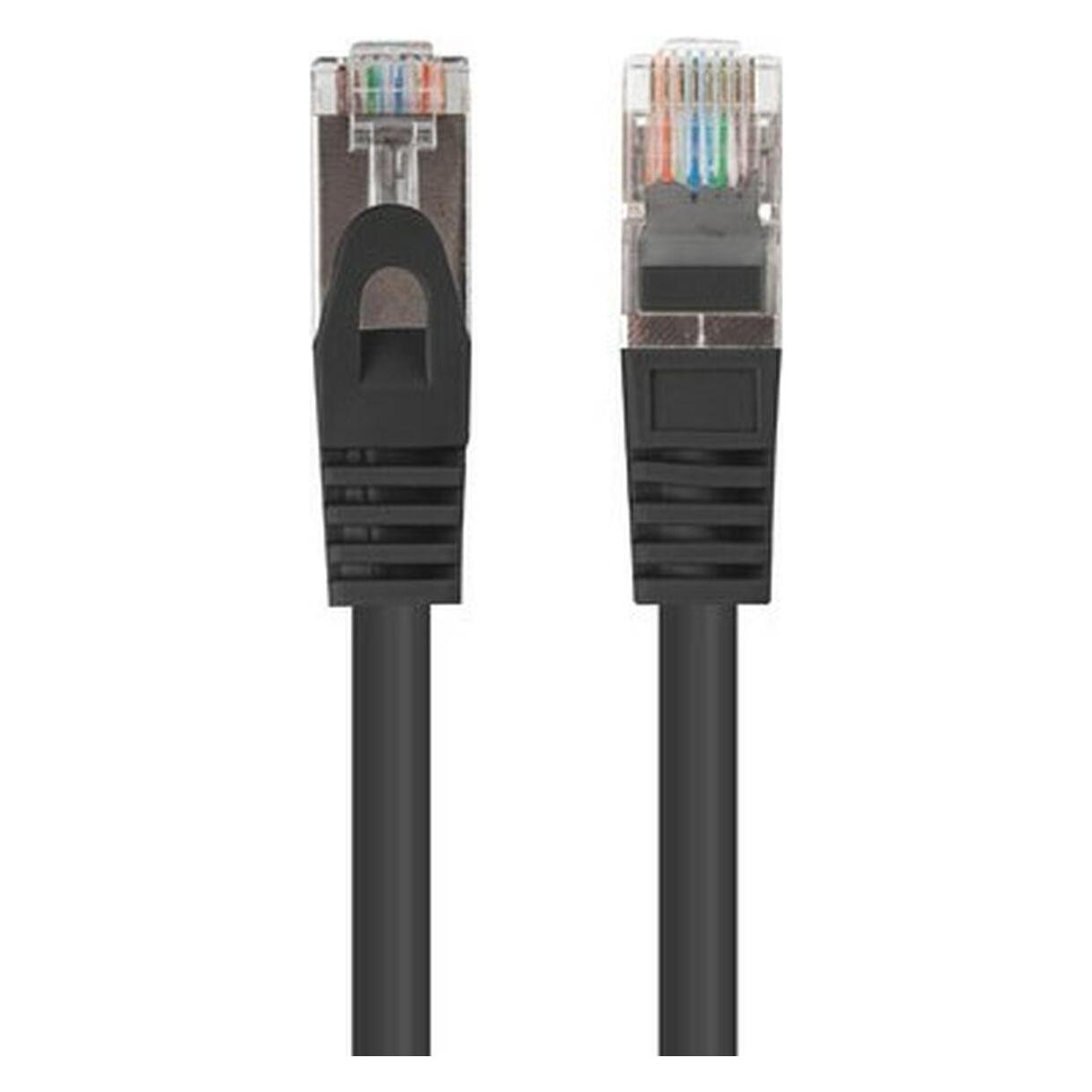 Lanberg PATCHCORD KAT.6 FTP 1.5M CZARNY FLUKE PASSED 10-PACK (CAT6, 1.50 m) (6200150)