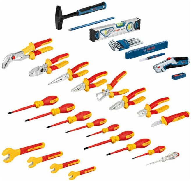 BOSCH Combo Kit Valise d'électricien 37 pcs (1600A02NG4)