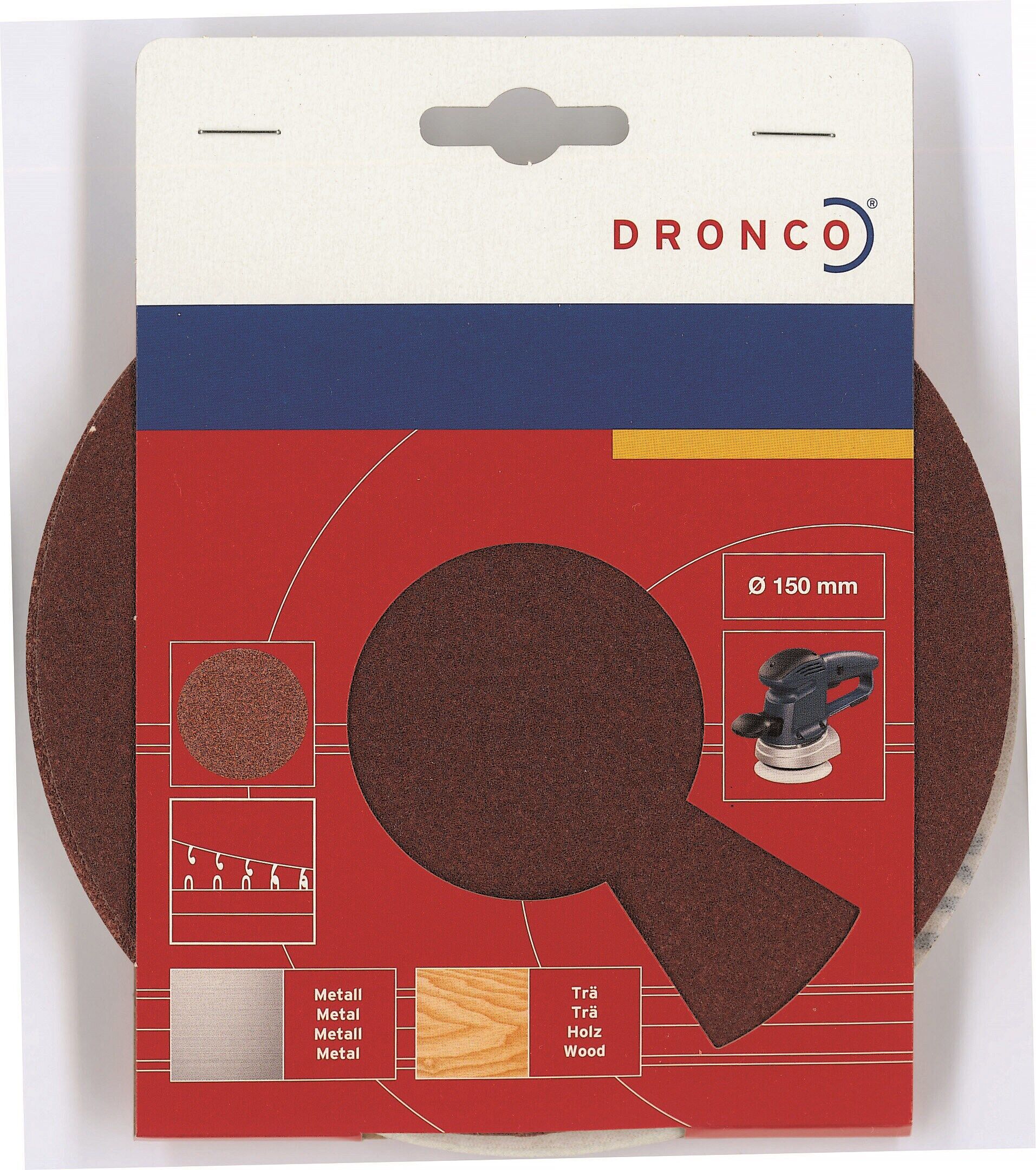 Dronco Kardborrerondell 150 mm, 5-pack