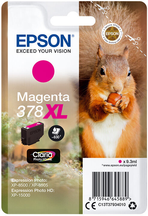 TINTEIRO EPSON 378 XL MAGENTA