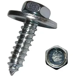 Dresselhaus, Schrauben, Kombi Blechschraube m. Sechskant 4,8x19 mm galv. verzinkt, 100 Stück (100 Schrauben pro Stück)