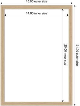 Amanti Art Emery Framed Dry Erase Magnetic Board