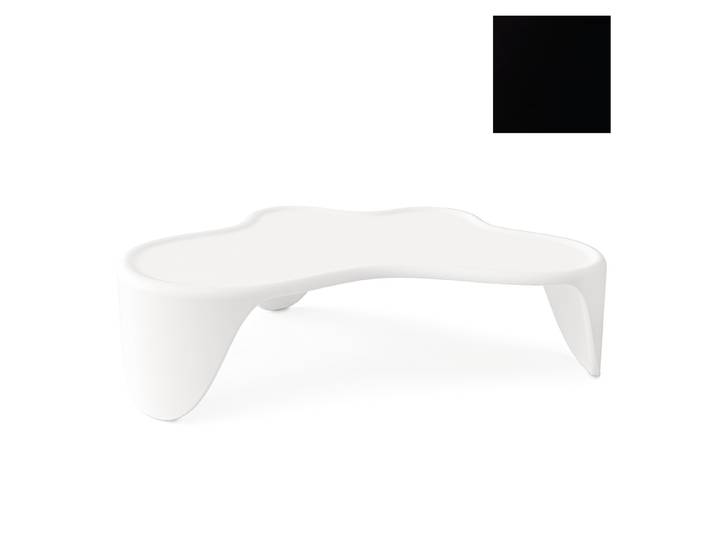 SLIDE table basse SLOTH (Noir brillant - polyuréthane)