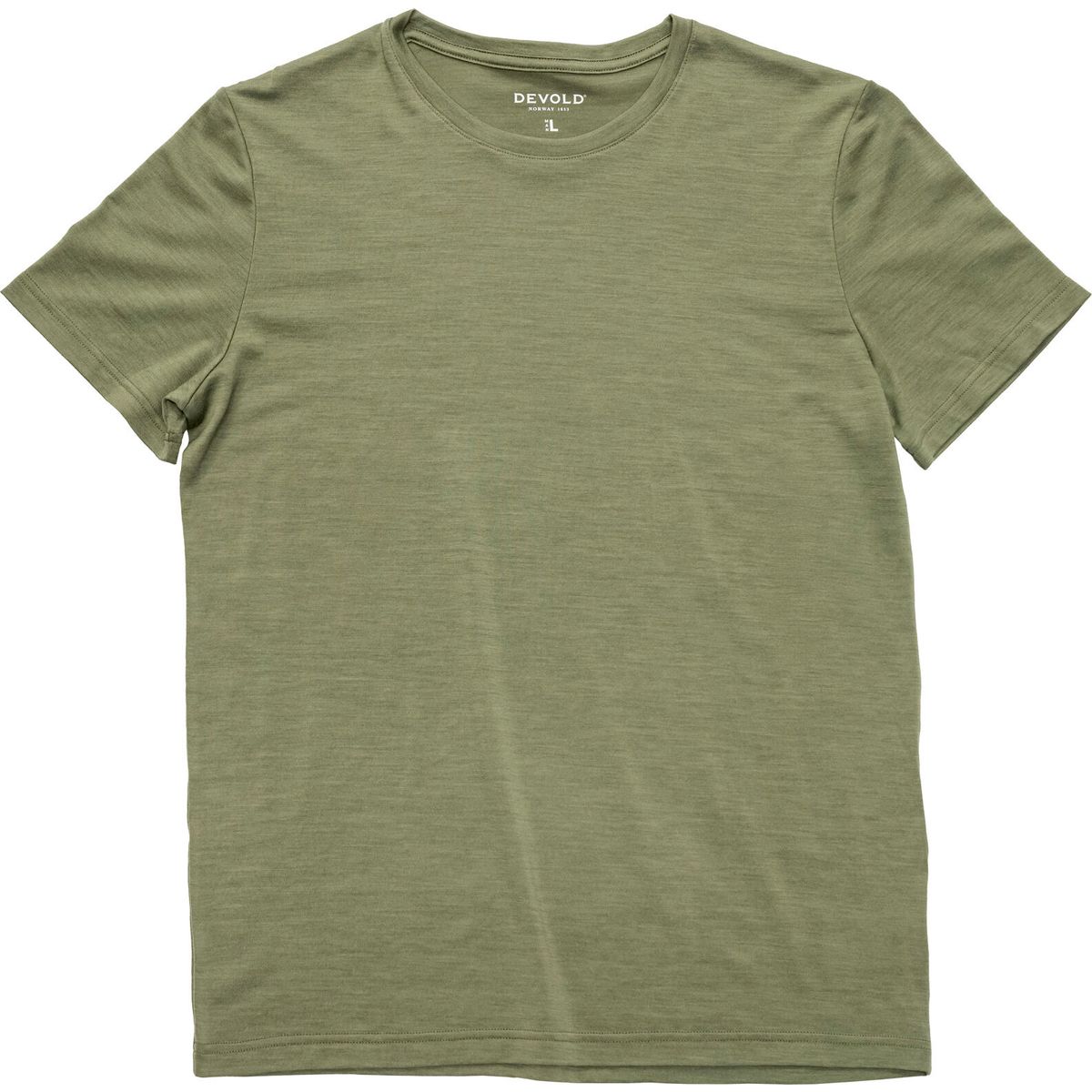 Devold of Norway Classic Tee MAN lichen (404A-clothing) L GO 180 280 C 404A L