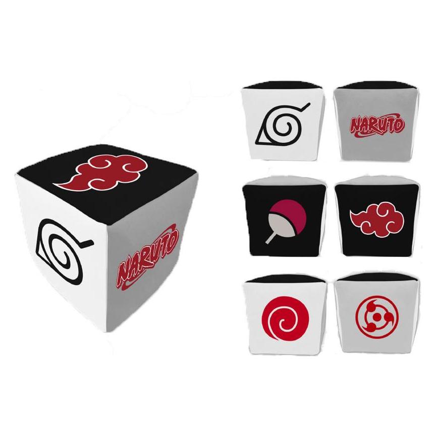 Lyo Peluche Cubo Naruto Shippuden Simboli 25x25cm (25 cm) (PLH0908)