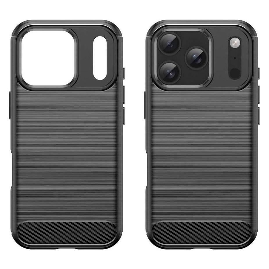 Cover-Discount iPhone 18 Pro / iPhone 17 Pro - Hülle im Metall-Carbon-Look (Apple iPhone 17 Pro, Apple iPhone 18 Pro) (78135192)
