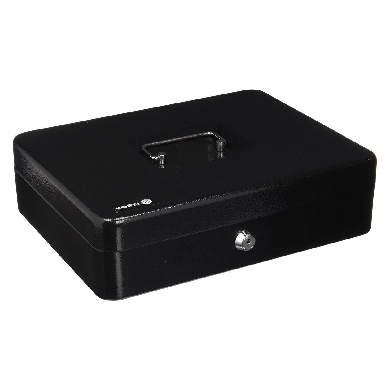 Toya CASH BOX 300x240x90MM BLACK (T78630)