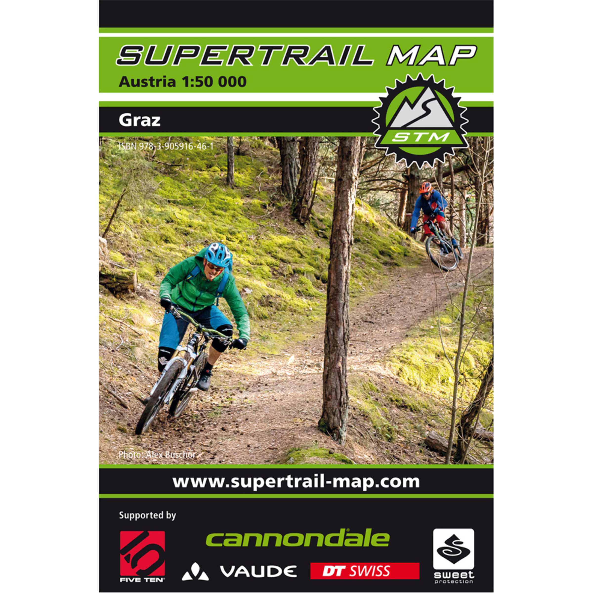 Supertrail Map Graz - MTB Topografische Karten