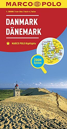 Collectif - MARCO POLO Länderkarte Dänemark 1:300 000 (MARCO POLO Länderkarten) - Preis vom 07.10.2026 11:45:10 h