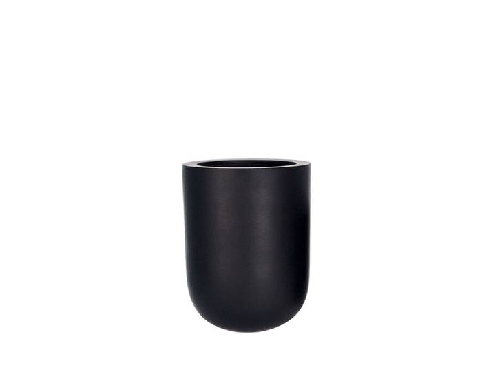 Pflanztopf Stonefiber Pot „Der Bottich“ yoooi schwarz, 60 cm