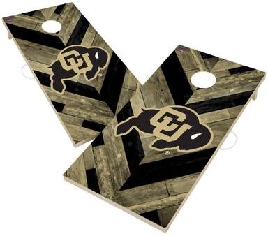 Skip's Garage Colorado Buffaloes Cornhole Board Set