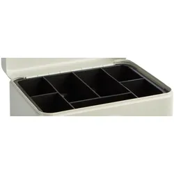 ALCO Geldkassette Stahlblech mit Schloss 195x145x80mm grau