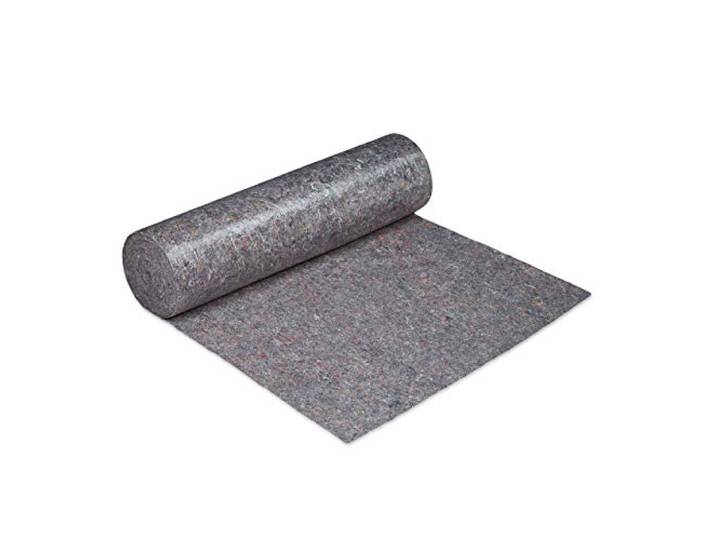 Relaxdays Couverture de déménagement\, Lot de 2\, 1 m x 50 m = 50 m²\, antidérapant\, Hydrofuge\, 180g/m²\, Tapis de Protection\, Gris