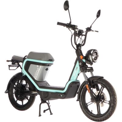 E-Motorroller SAXXX "SAXXX Prima E", blau (türkis, grau), Elektromotorroller, 25 km/h, B:68cm H:103cm L:172cm