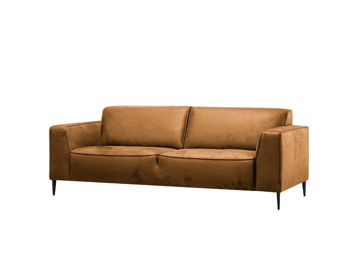 Sofa Chaides 3-Sitzer Braun Mischgewebe Bulan 228cm Keine Funktion Industrial
