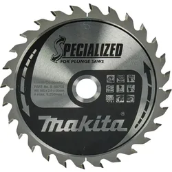 Makita, Sägeblatt, B-56699 HM-Säge 165X2X20mm 15° T28 SPEZIELL für Tauchkreissägen