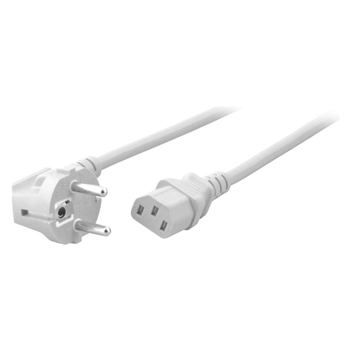EFB Elektronik Netzkabel CEE 7/7 90° (1.80 m) (EK588WS.1)