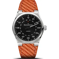 Meistersinger Klassik Plus Kaenos Open Date KSOD902 - schwarz,Koralle - 40mm