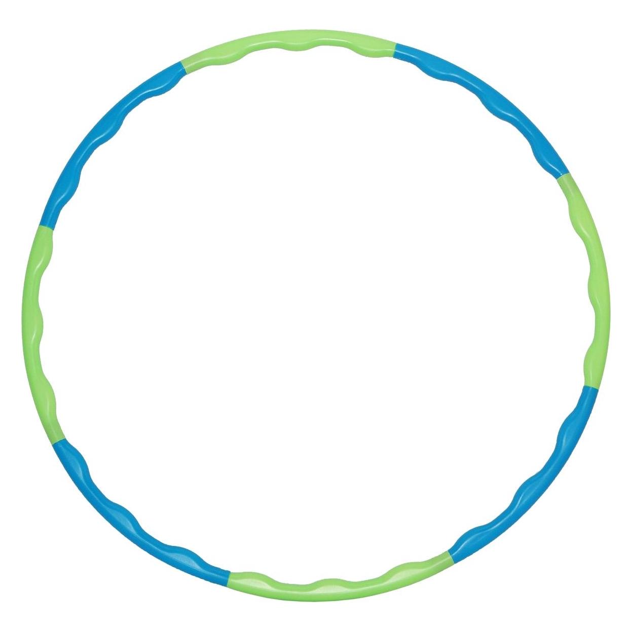 Best Sporting Hoop Fitnessreifen 80cm, 8-teilig, steckbar, blau-grün (80 cm, 320 g) (64921)
