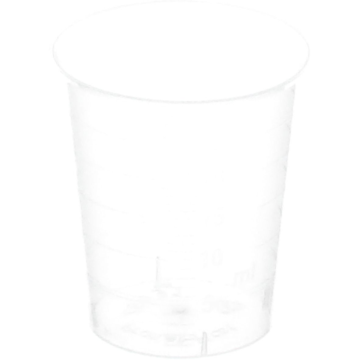 Einnehmeglas graduiert Kunststoff lose 1 St Becher