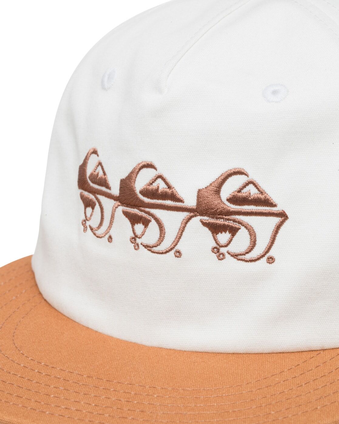 Snapback Cap QUIKSILVER "Qs Frassnassa", Herren, weiss (bran), Baumwolle, Caps Snapback Cap bran Einheitsgröße