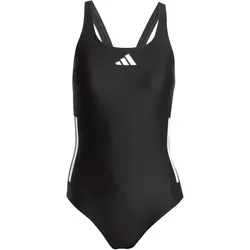 adidas 3-Streifen C-Back Badeanzug Damen JN8119 - black/white/white 36