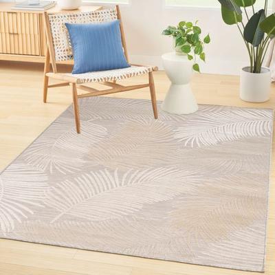 Nourison / Ds Jasmine Rectangle Rug 4' x 6', 4' x 6', Beige